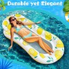Inflatable Water Hammock Pool Hammock with Headboard Bath Hammock Water