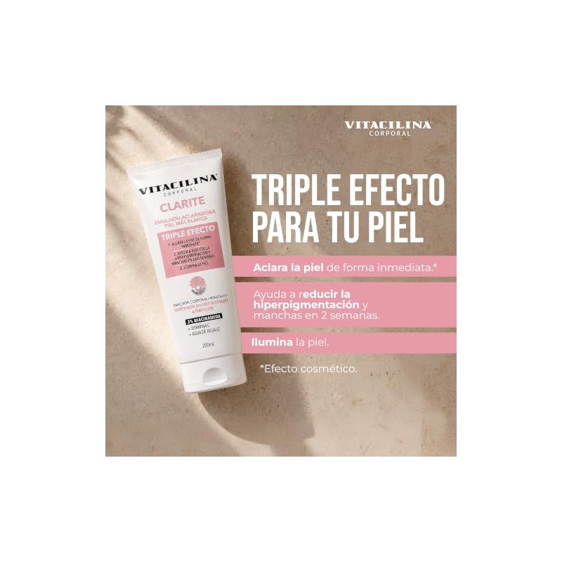Vitacilina Corporal Clarité │ Niacinamida 3% + Vit. C │