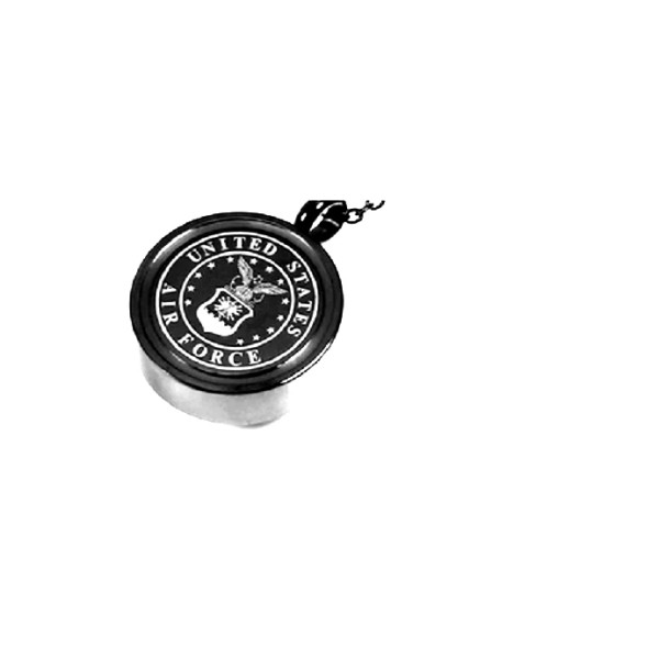 Fashion Jewelry BLACK URN AIR FORCE VET MEMORIAL ASHES CHARM