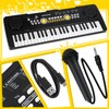 Drmukie 49 Key Kids Piano Keyboard Toy with Microphone Music