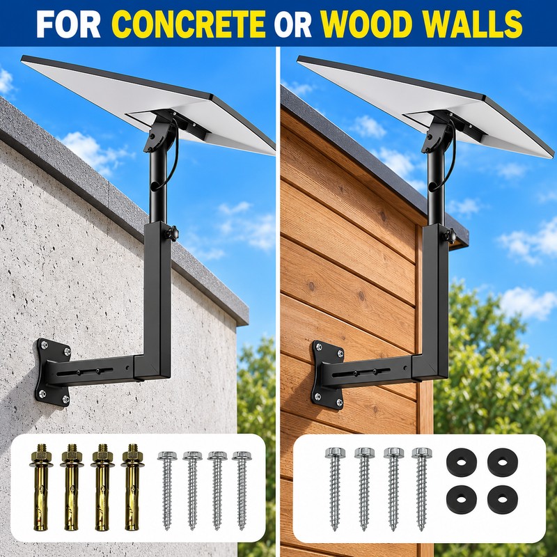 Adjustable Starlink Gen 3 Wall Mount, Telescoping Metal Support Arm