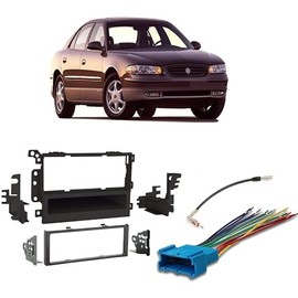 ABSOLUTE USA ABS99-2009 Fits Buick Century 1997-2003 Single DIN Stereo Harness Radio Install Dash Kit