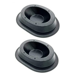 W69 Universal Angled Speaker Enclosures Boxes Pods Surface Mount for Install of 6 x 9 Speakers