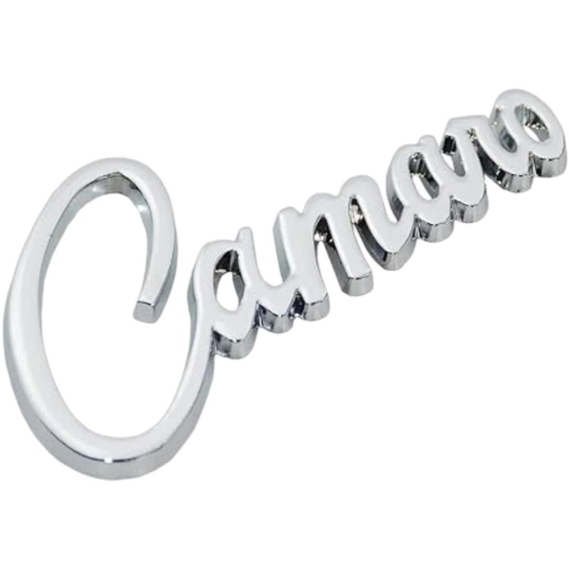 2Pcs Camaro Emblems 3D Metal Car Badge Sticker Letter Nameplate