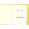 Designer Greetings Puple and Yellow Flowers with Gold Foil Diamond