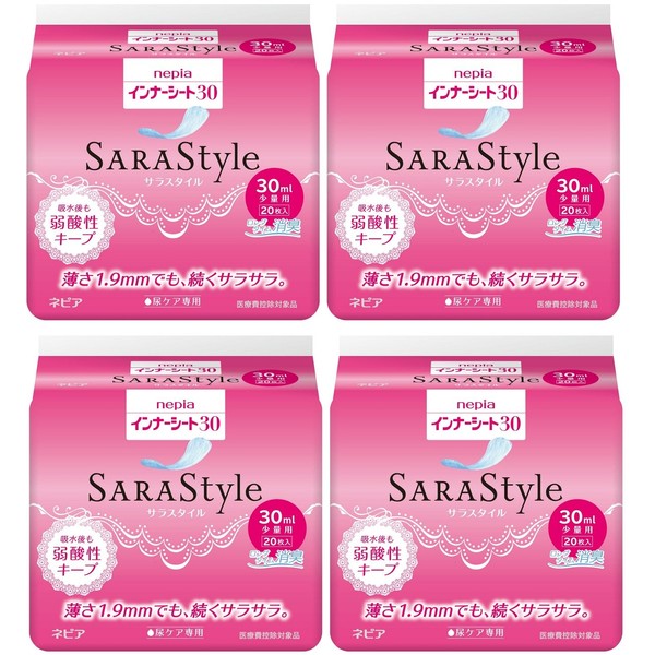 Nepia Inner Sheet 30 SARAStyle (Sara-Style), 1.0 fl oz (30