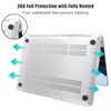 YSCLBAHUKE Compatible with MacBook Air 13 inch Case 2021 2020-2018