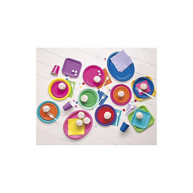 Lavender Solid Luncheon Paper Napkins - 6.5" x 6.5" (20