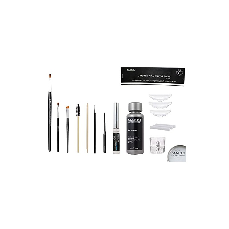 Plastic mixing dish for eyelash and eye brow tinting