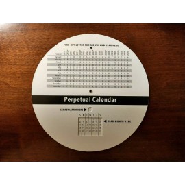 Spin Slide Scheduling Wheel & Date Calculator - Set of 2 Identical Wheels