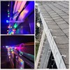 120PCS Weatherproof Outdoor Light Clips - Mini Plastic Gutter Hanging
