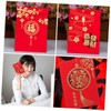 TEHAUX 2sets Year Packets Red Envelopes Chinese Paper Envelopes Luck