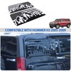 Rear Side Window American Flag Decals Fit for 2005-2009 Hummer