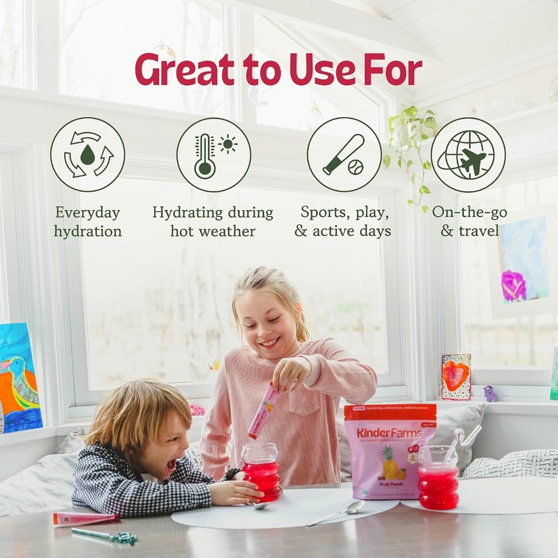 Kinderlyte Electrolyte Powder for Kids and Adults - Drink Mix