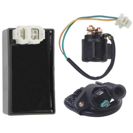 Goodbest New CDI Voltage Regulator Rectifier Relay Ignition Coil Spark Plug Compatible With Honda FourTrax 300 TRX300 TRX300FW 1993 Replace 30410-HC4-770