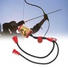 Archery Thumb Protector Regulable Design Safety Rope Brass Cowhide Material