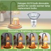 Rugfew GU10 Halogen Bulb 120V 50W Halogen Light Bulbs, GU10+C