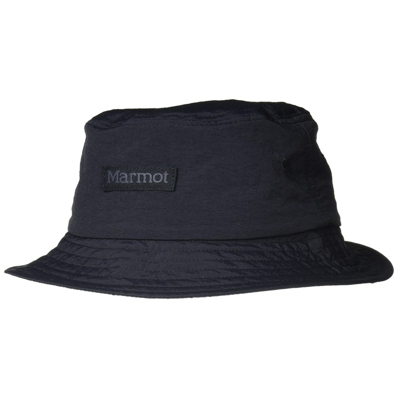 Marmot Bucket Hat, Taffeta Cord Bucket, Black
