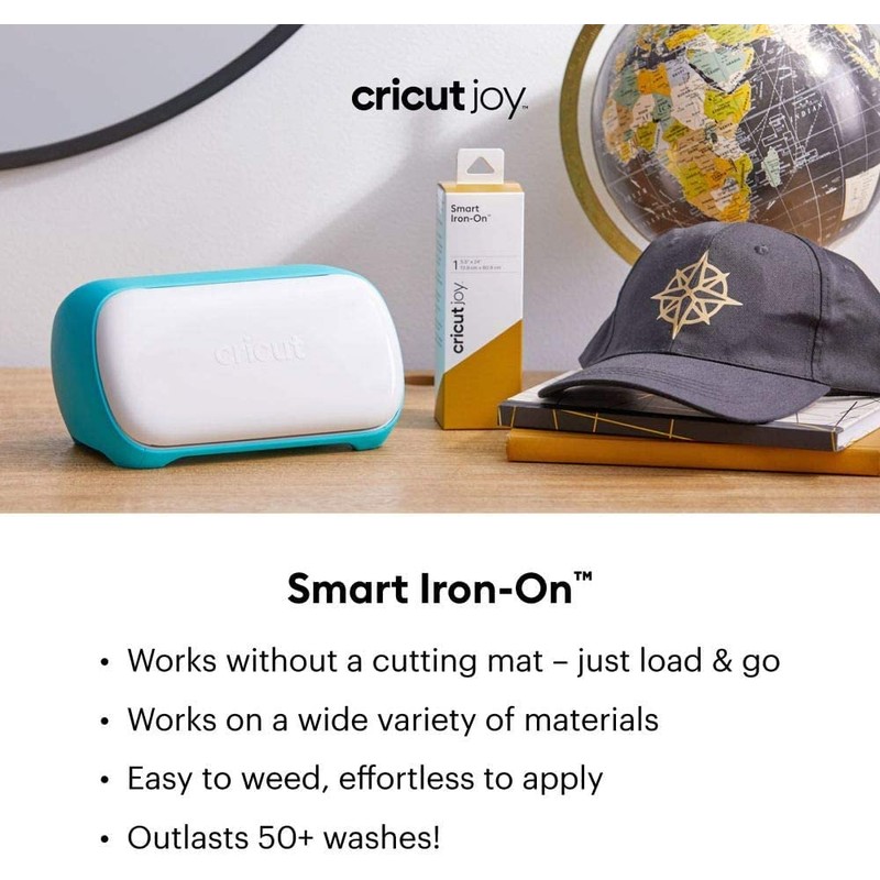 Cricut Smart Iron On (5.5in x 24in, Holographic Translucent Blue)