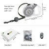 Geerduo Retractable Light up Dog Leash, 10 FT Heavy LED