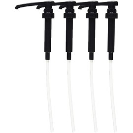 Maison Routin 1883 Syrup Pump for 1L Pet (Plastic) Bottles, 4 Pack, 4 Count