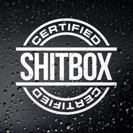 Certified Shitbox Decal Sticker Car Truck Window