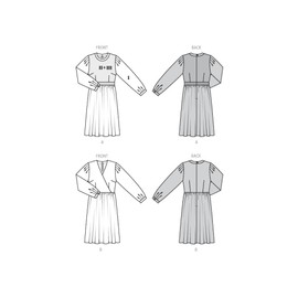 Burda Style Sewing Pattern B5784 Misses' Dress