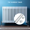 6 Pcs Radiator Pipe Covers and 6 PCS Pipe Collars,
