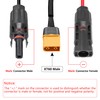 RIIEYOCA Solar Connector to XT60 Male Adapter Cable,1.8m/5.9ft XT60 Male