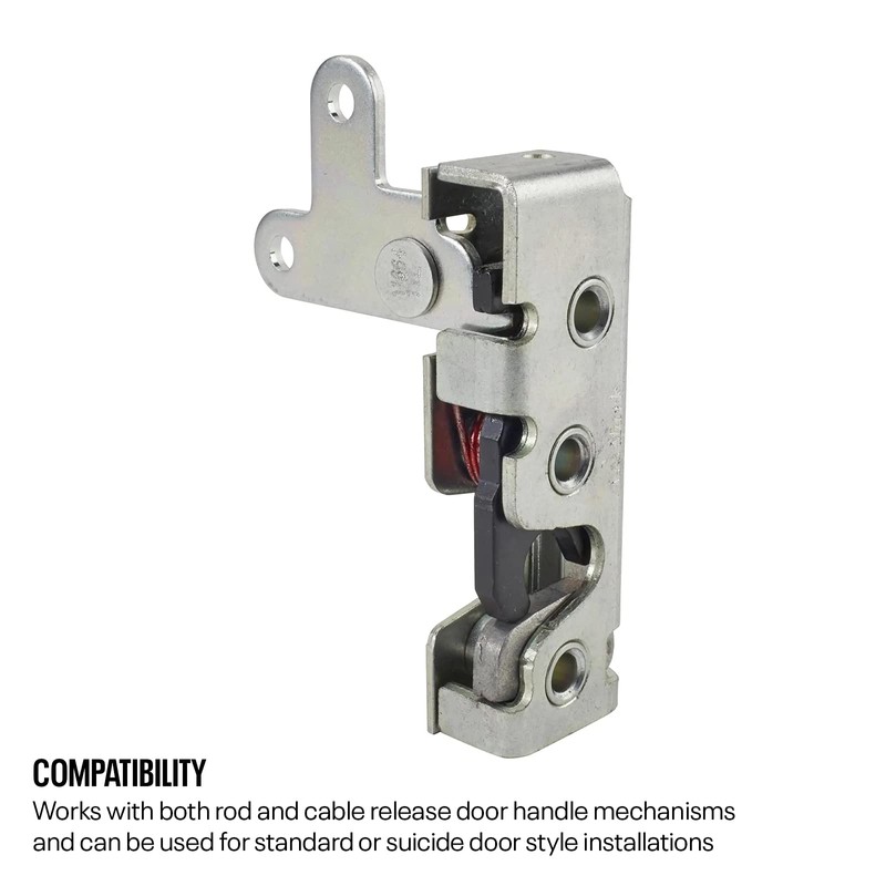 Speedway Motors Universal Slim-Line Bear Jaw Left Door Latch, Zinc