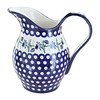 Blue Rose Polish Pottery Sweet Annie Pitcher