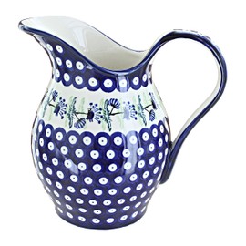 Blue Rose Polish Pottery Sweet Annie Pitcher