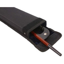 Black Upright Double Bass Bow Bag for German French Bass Bow Hold 1 Or 2pcs Bow Case Light Strong Bow Cases Protect Your Bow with Shoulder Strap (Box for 1 bow)