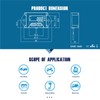 Yooreal Digital Maintenance Hours Meter Tachometer for 2 or 4