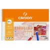 Canson 200409580 Zeichenblock, 130 g, 20 Blatt, A4
