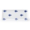 Hasamiyaki CtoC Japan Long Square Plate L Fish W 11.0