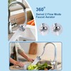 Adaptador extensor de grifo de cocina, aireador giratorio 360, boquilla
