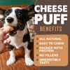 Mighty Paw Yak Cheese Puffs for Dogs - All-Natural Pet