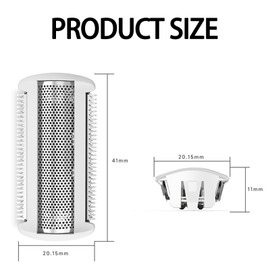 2PCS BG2000 Replacement Foil Head Compatible with Bodygroom Series 7000 (BG7030/BG7040), 5000 (BG5025) & 3000 – Hypoallergenic Wet/Dry Shaving System