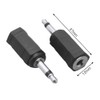 Samcos 2pcs 3.5mm Stereo Mono Conversion Plug Mini Plug Stereo