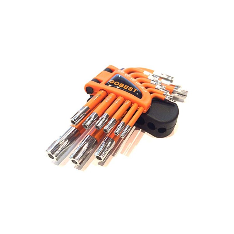 GOBEST GB-0012 Short Torx Security Tamper Proof Key Set 9