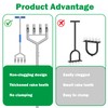 Manual Core Aerator Lawn Tool - Lawn Aeration Tool with