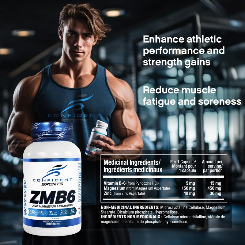 CONFIDENT SPORTS - ZMB6-100% Pure - Maximum Strength + Absorption