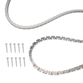 Shine Decor 16.4ft/5Meter 3D Bend Flexible Profile, Aluminum Channel for 10x10mm Dual Bend LED Neon Rope Light