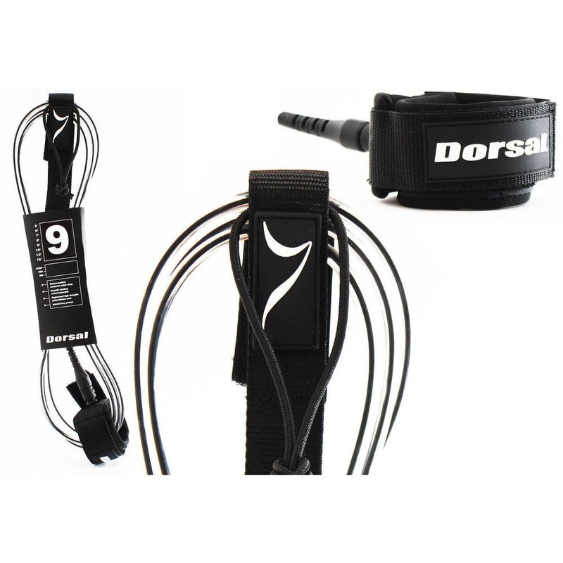 DORSAL Surf Leash for Surfboard Longboard SUP Leg Rope 7'