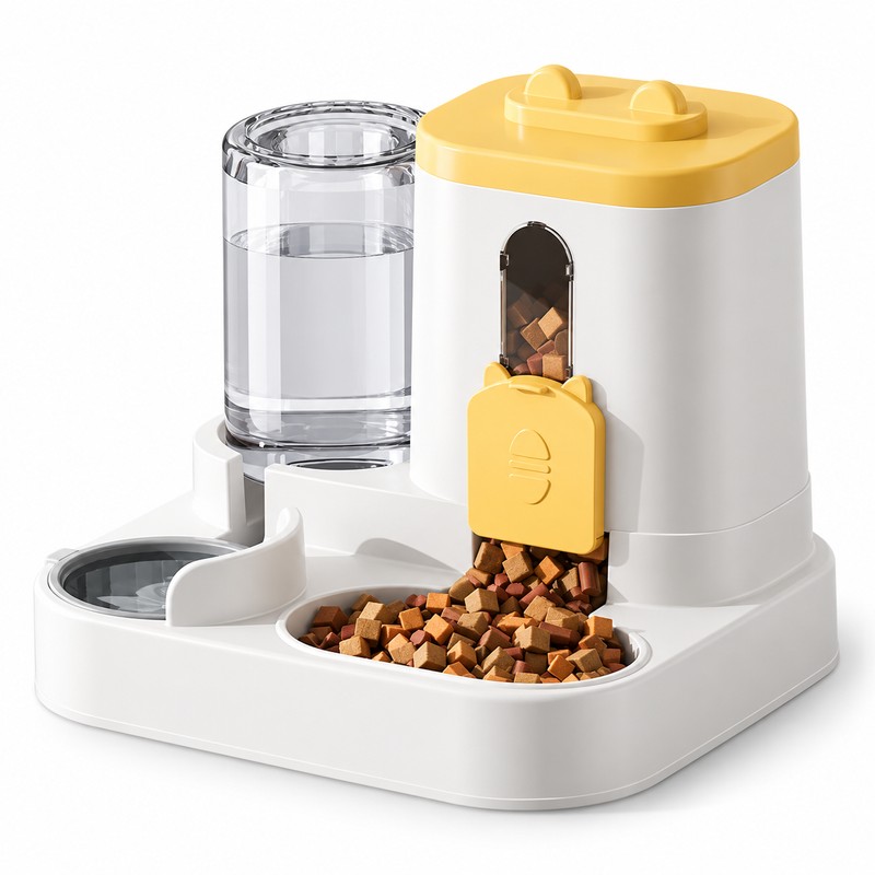 Automatic Cat Feeder and Water Dispenser for Daily Feeding –