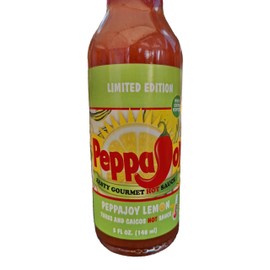 Peppajoy Lemon Limited Edition Turks and Caicos Hot Sauce, 5 fl oz (148 ml)