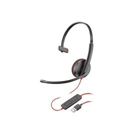 Plantronics Blackwire C3210 Mono USB Headset - Black