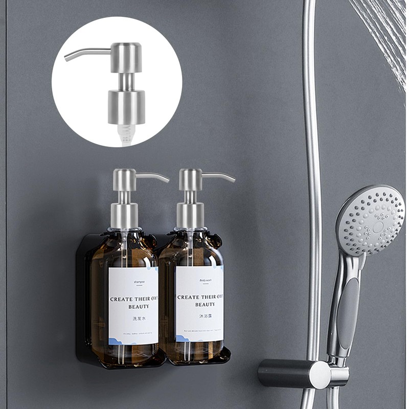 2 Pack Lotion Soap Dispenser Pump Replacement Soap Pump Dispenser