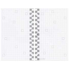 Mini 6-Hole Design Refill Pad, Ring Diameter 0.5 inches (13 mm), Section Silver, 1708-399